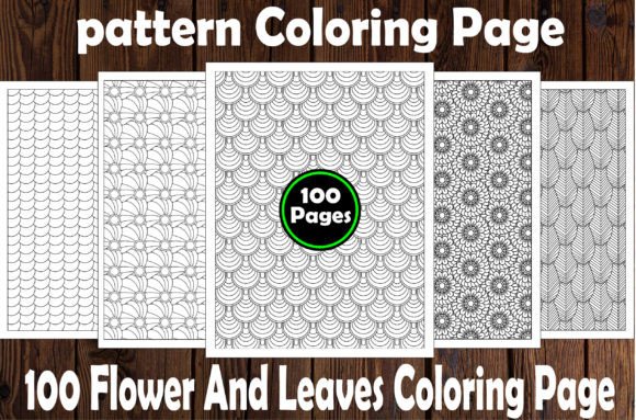 100 Flower Leaves Coloring Pages Bundle: A Versatile Digital Asset for Creators, Educators, and Entrepreneurs
