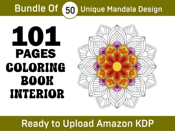 101 Pages Mandala KDP Interior Vol-12