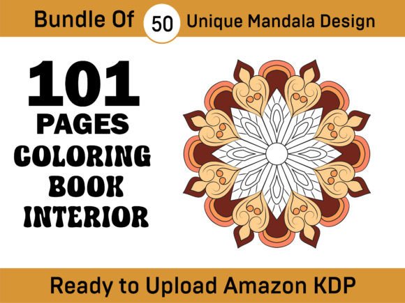 101 Pages Mandala KDP Interior Vol-14