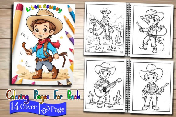 120 Little Cowboy Coloring Page Kids