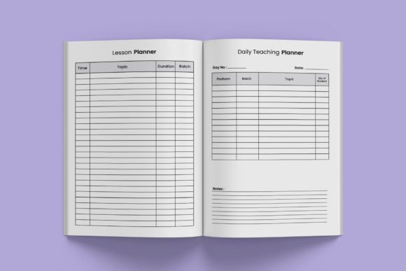 180 Days Teacher Planner KDP Interior