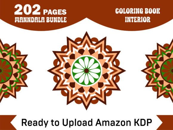 202 Pages Unique Mandala KDP Interior