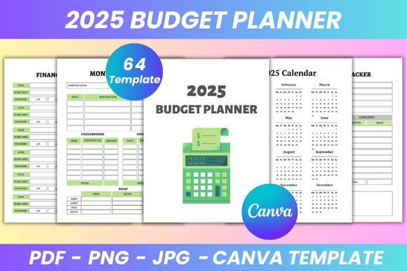 2025 Budget Planner Canva Kdp Interior: A Fully Editable, Print-Ready Foundation for Real Financial Clarity
