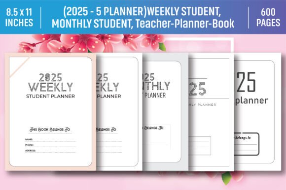 2025–5 Planner KDP Interior Bundle