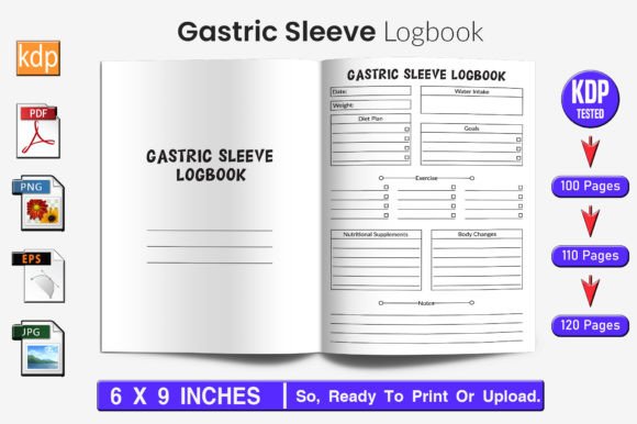 Gastric Sleeve Log Book KDP Interior