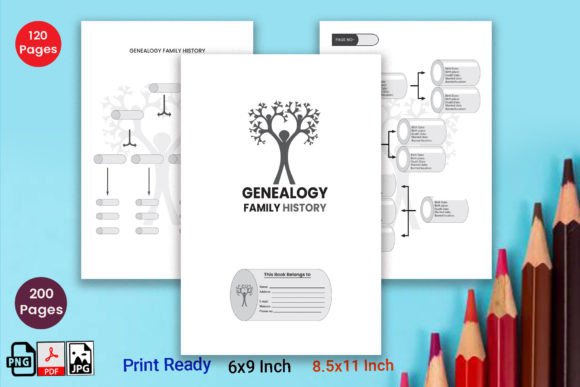 Genealogy Family History KDP Interior: Your All-in-One Template for Launching Meaningful, Low-Content Books on Amazon