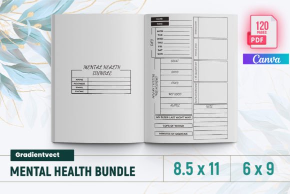 KDP Mental Health Bundle Canva