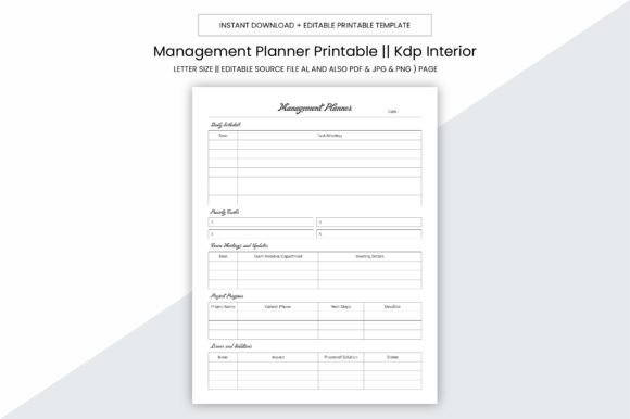 Management Planner Kdp Interior