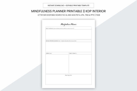 Mindfulness Planner Kdp Interior: Your All-in-One Printable Foundation for Calm, Clarity, and Creative Business