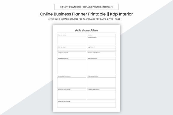 Online Business Planner Kdp Interior