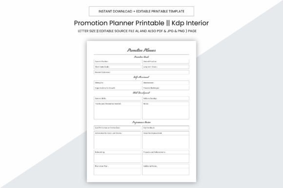 Promotion Planner Kdp Interior