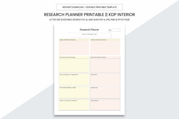 Research Planner Kdp Interior