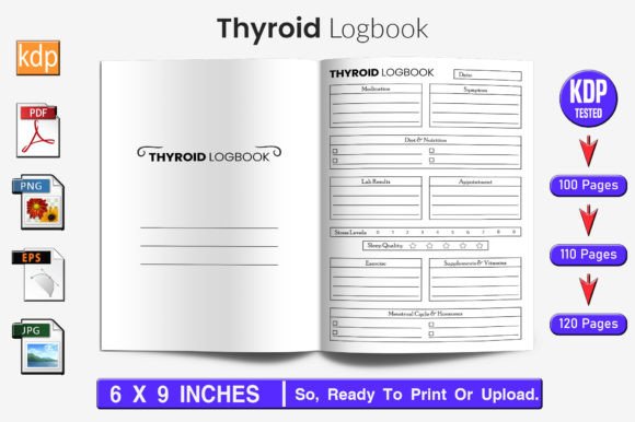 Thyroid Log Book KDP Interior