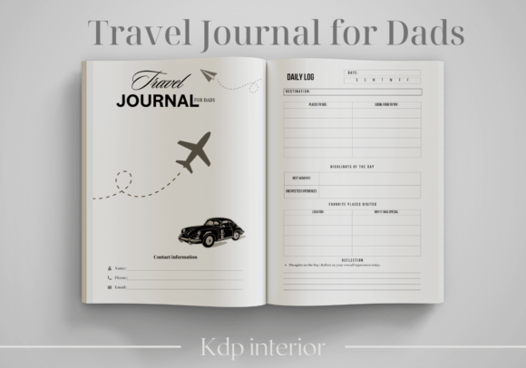 Travel Journal for Dads – KDP Interior: A Practical Guide for Thoughtful Travel Documentation