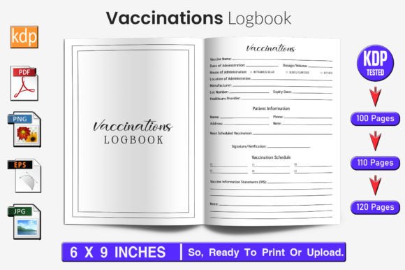 Vaccinations Log Book KDP Interior