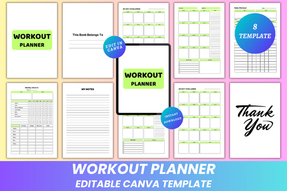 Workout Planner Canva Kdp Interior: A Flexible, Print-Ready Foundation for Fitness Creators and Self-Directed Learners