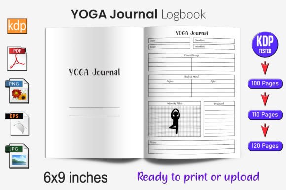 YOGA Journal Log Book KDP Interior: The Smart, Scalable Foundation for Your Low-Content Publishing Business